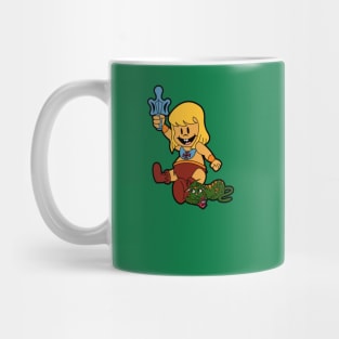 Baby-Man and the Toddlers of the Universe Mug